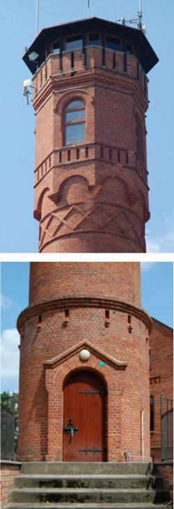 Jedna z nielicznych w Polsce ceglana wieża obserwacyjna